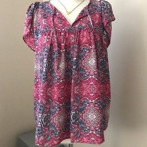 GAP Flutter Sleeve Blouse NWOT